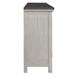 Liberty Furniture Westridge 4 Door Accent Cabinet - Gray/White