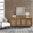 Marisol Multi 74 Inch 4 Door Accent TV Stand