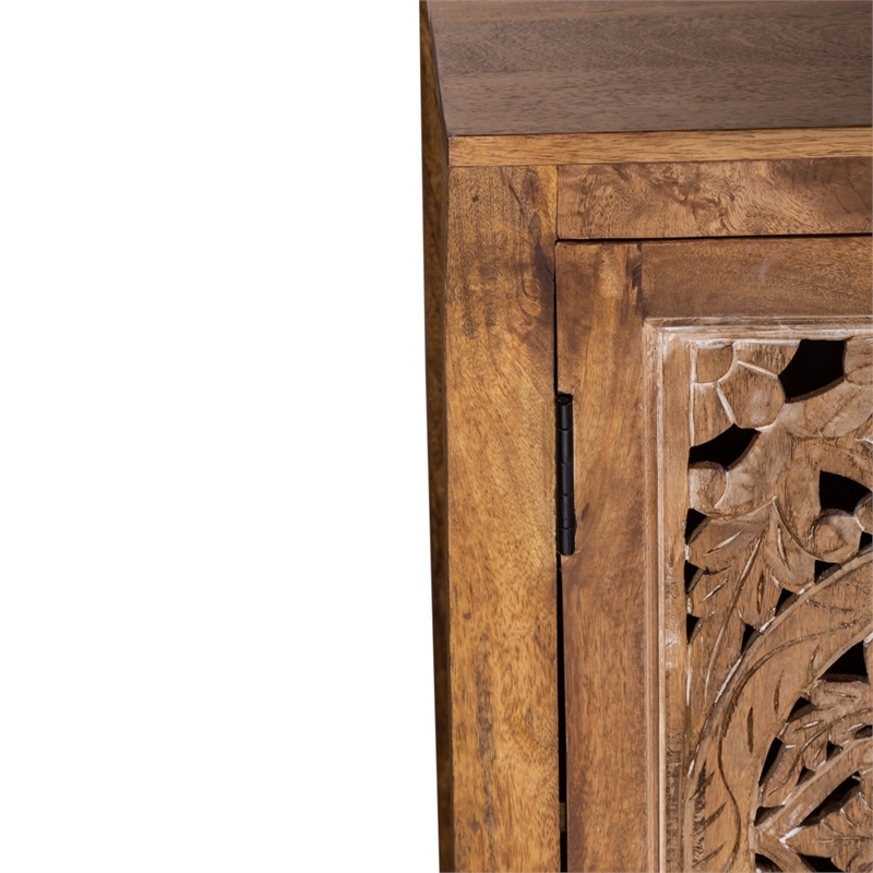 Marisol Multi 74 Inch 4 Door Accent TV Stand
