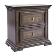 Big Valley Light Brown 2 Drawer Night Stand w/ Charging Station