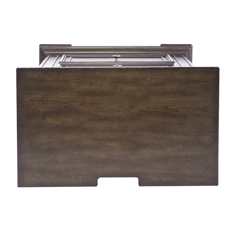 Big Valley Light Brown 2 Drawer Night Stand w/ Charging Station