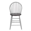Farmhouse White Windsor Back Counter Chair- Set of 2