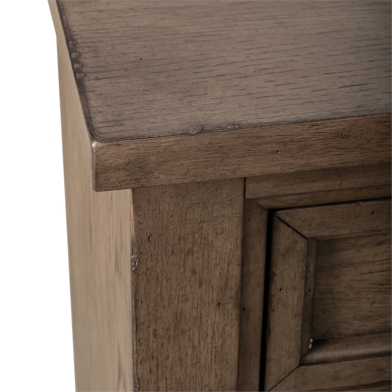 Americana Farmhouse 9 Drawer Dresser - Dusty Taupe