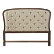 Americana Farmhouse Queen Tufted Panel Headboard - Dusty Taupe