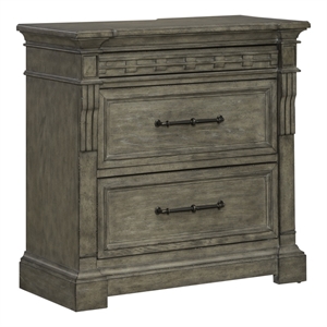 town and country bedside chest w/ charging station