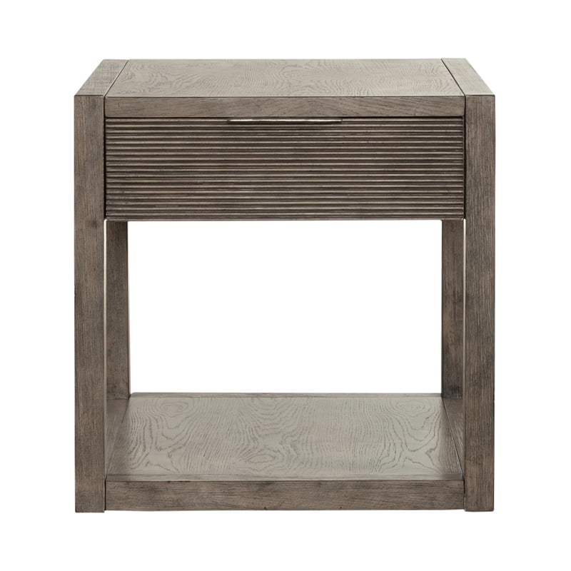 Bartlett Field End Table in Driftwood