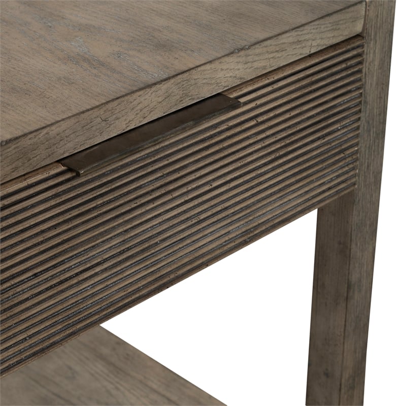 Bartlett Field End Table in Driftwood