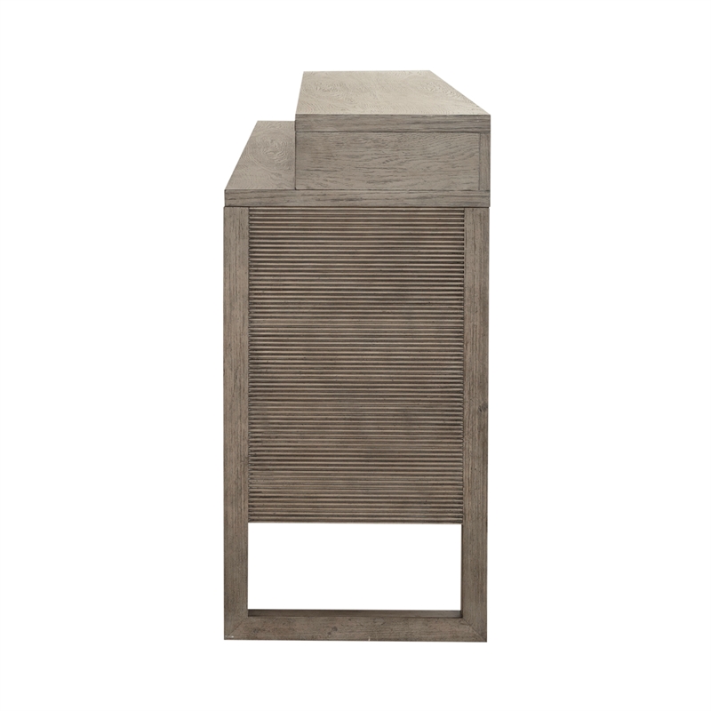 Bartlett Field Console Bar Table in Driftwood