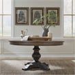Americana Farmhouse Opt Pedestal Table - Black