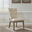 Americana Farmhouse Upholstered Shelter Side Chair (RTA) - Set of 2