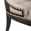 Americana Farmhouse Upholstered Shelter Side Chair (RTA) - Black - Set of 2