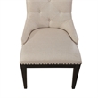 Americana Farmhouse Upholstered Shelter Side Chair (RTA) - Black - Set of 2