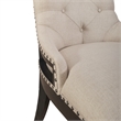 Americana Farmhouse Upholstered Shelter Side Chair (RTA) - Black - Set of 2