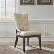 Americana Farmhouse Upholstered Shelter Side Chair (RTA) - Black - Set of 2