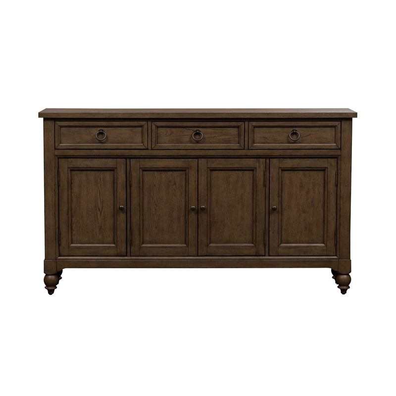 Americana Farmhouse Hall Buffet - Dusty Taupe