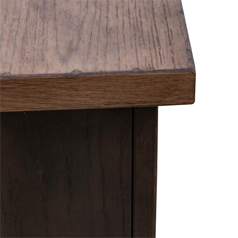 Americana Farmhouse Hall Buffet- Black