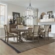 Americana Farmhouse 7 Piece Trestle Table Set
