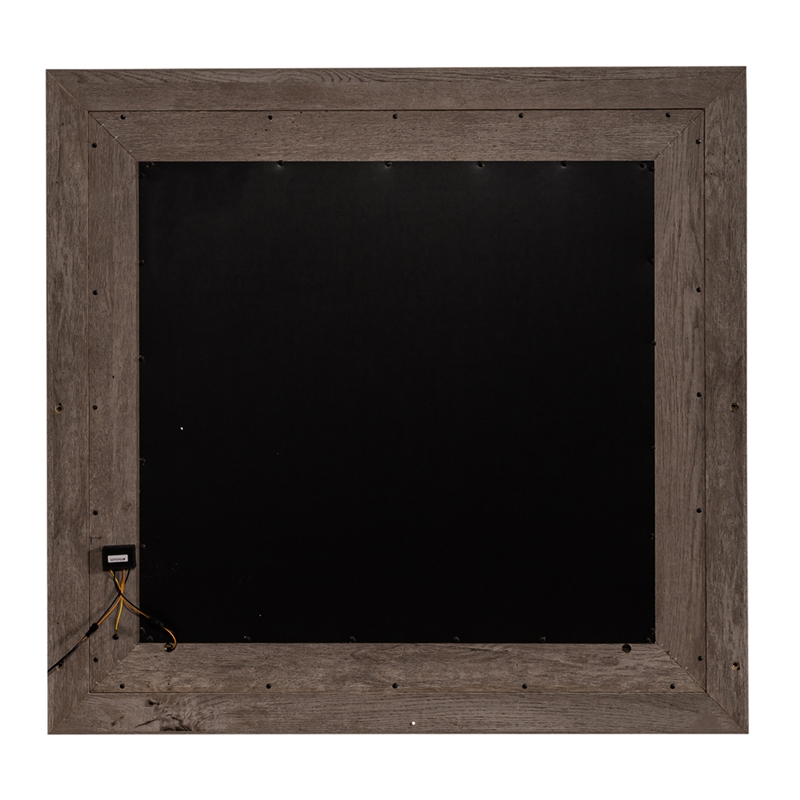 Liberty Furniture Horizons Contemporary Wood Mirror in Graystone