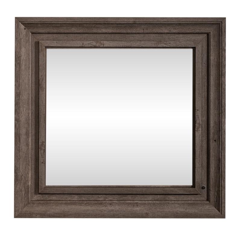 Liberty Furniture Horizons Contemporary Wood Mirror in Graystone