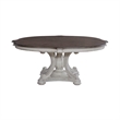Liberty Furniture Magnolia Manor Round Wood Table Set in Antique White