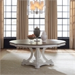 Liberty Furniture Magnolia Manor Round Wood Table Set in Antique White