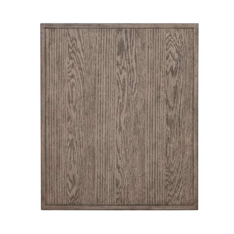 Liberty Furniture City Scape Wood End Table in Burnished Beige