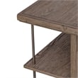 Liberty Furniture City Scape Wood End Table in Burnished Beige