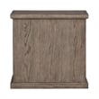 Liberty Furniture City Scape Wood Chair Side Table in Burnished Beige