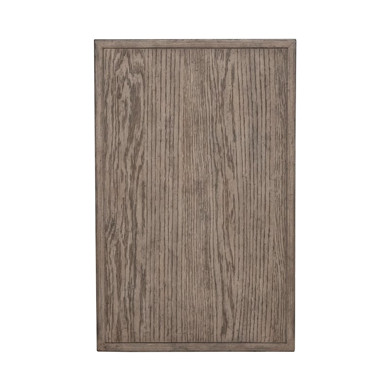Liberty Furniture City Scape Wood Chair Side Table in Burnished Beige