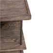 Liberty Furniture City Scape Wood Chair Side Table in Burnished Beige