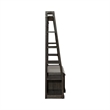Liberty Furniture Mill Creek Transitional Wood Wall Unit in Peppercorn Espresso