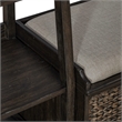 Liberty Furniture Mill Creek Transitional Wood Wall Unit in Peppercorn Espresso