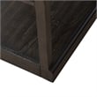 Liberty Furniture Mill Creek 6-Shelf Wood Wall Pier in Peppercorn Espresso