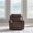 Liberty Furniture Blair Transitional Leather Power Recliner in Brown