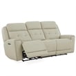 Carrington Baja Stone Power Reclining Sofa - Off White