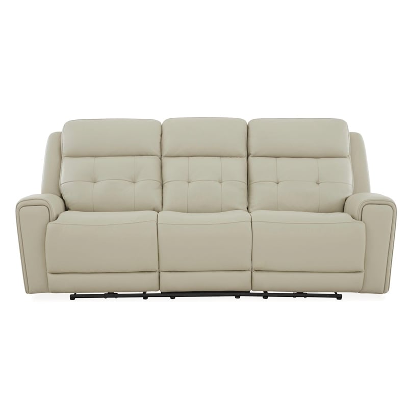 Carrington Baja Stone Power Reclining Sofa - Off White