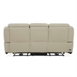 Carrington Baja Stone Power Reclining Sofa - Off White