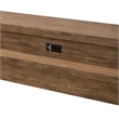 Liberty Furniture Pinebrook Ridge Console Bar Table in Weathered Toffee