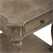 End Table With Drawer in Weathered Bisque