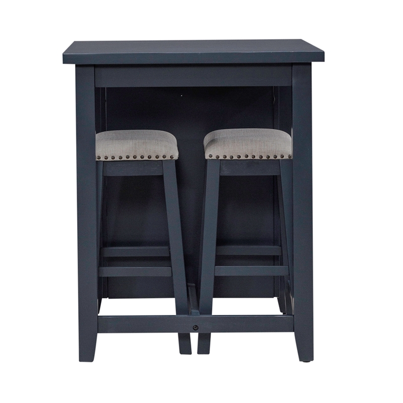 Brook Creek 3 Piece Counter Set - Navy
