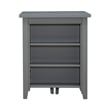 Brook Creek 3 Piece Counter Set in Gray