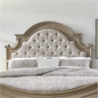 Magnolia Manor King Uph Bed in Weathered Bisque