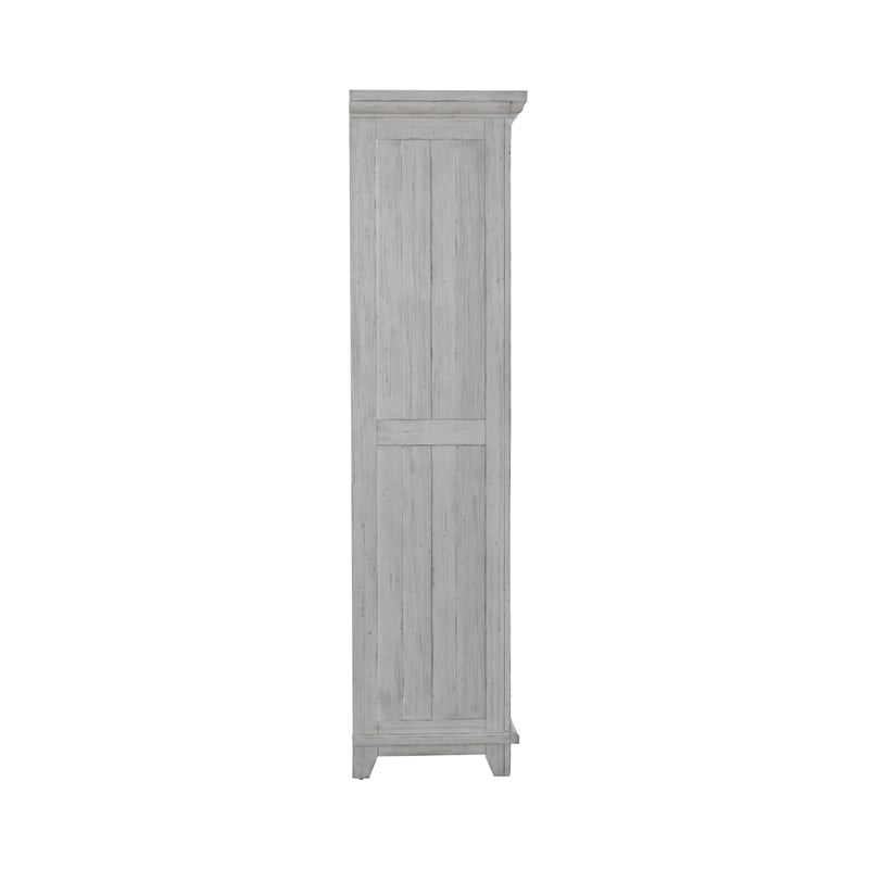 River Place Armoire in Riverstone White