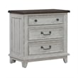 River Place 3 Drawer Nightstand with Charging Station