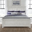 River Place King Panel Bed- Riverstone White