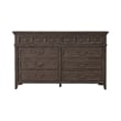 Paradise Valley 8 Drawer Dresser - Saddle Brown