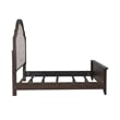 Paradise Valley King Uph Bed- Saddle Brown