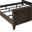 Paradise Valley King Uph Bed- Saddle Brown