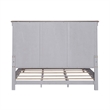 Ivy Hollow King Panel Bed in Weathered Linen