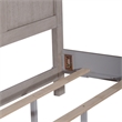 Ivy Hollow King Panel Bed in Weathered Linen